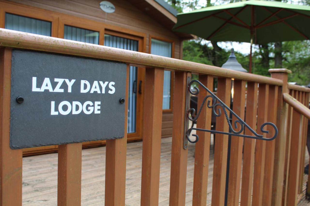 Lazy Days Lodge Glendevon Екстер'єр фото