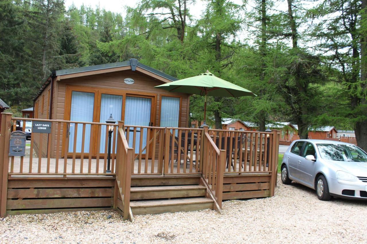 Lazy Days Lodge Glendevon Екстер'єр фото